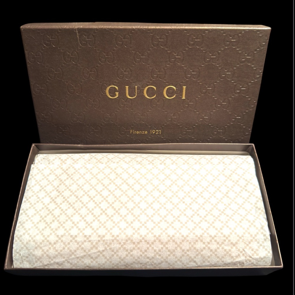 Gucci Guccisima GG Leather Zip Around Wallet Blush Pink Zippy Continental Bow - Picture 5 of 16